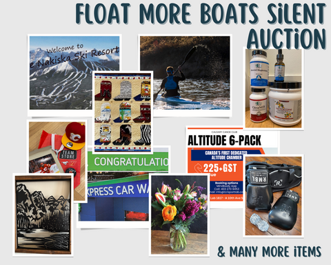 Float More Boats Silent Auction, benefiting our Youth Sprint Canoe Kayak Team!