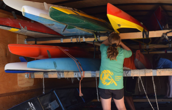 Sprint Racing Boat Storage